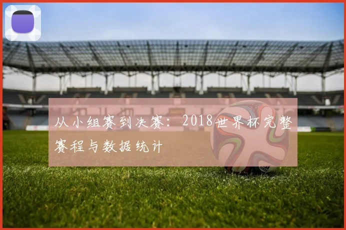从小组赛到决赛：2018世界杯完整赛程与数据统计